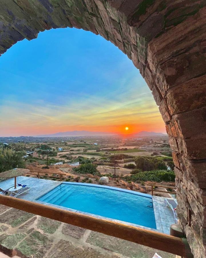 Villa Papa Glinado Naxos Exteriör bild