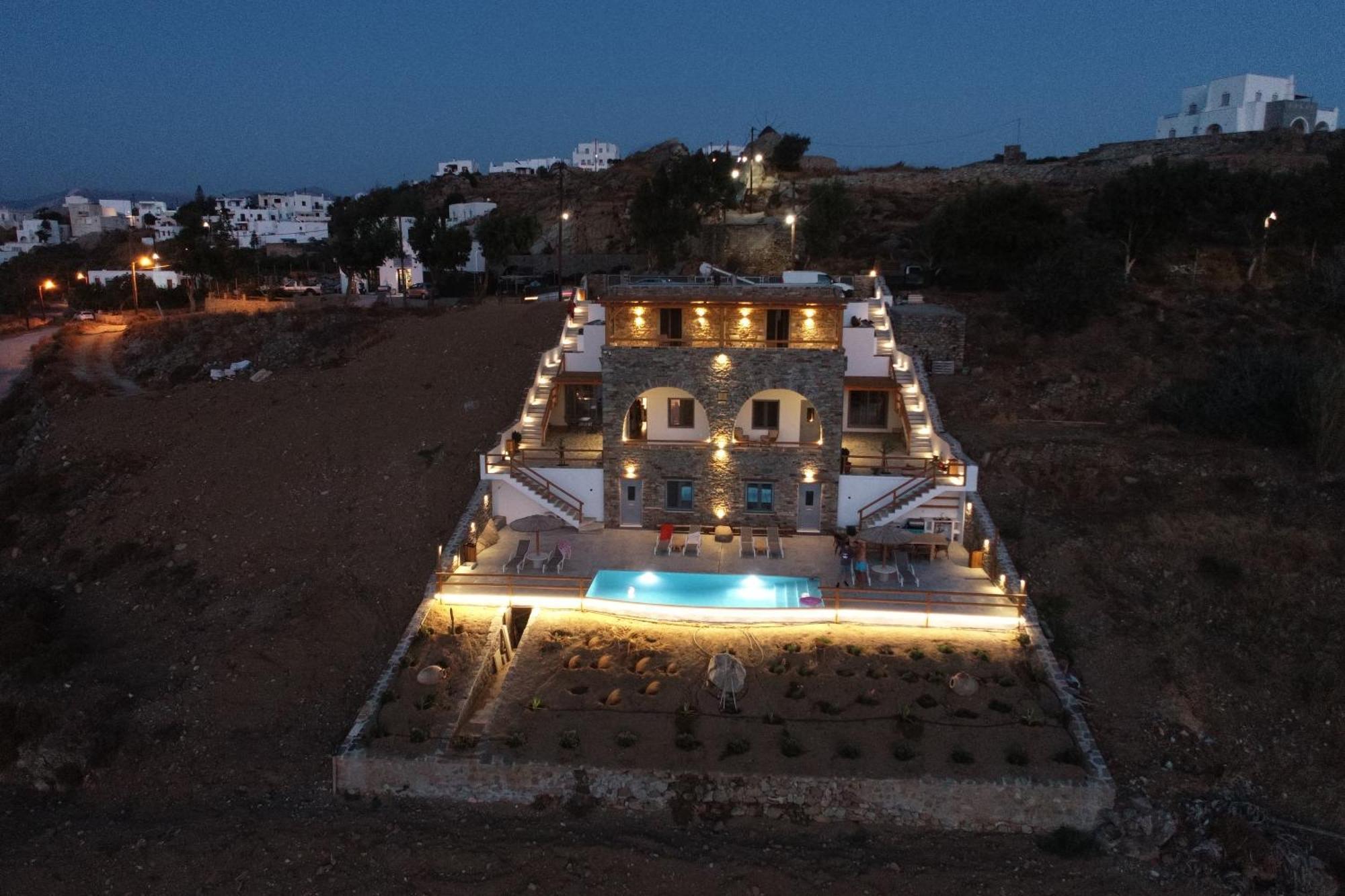 Villa Papa Glinado Naxos Exteriör bild