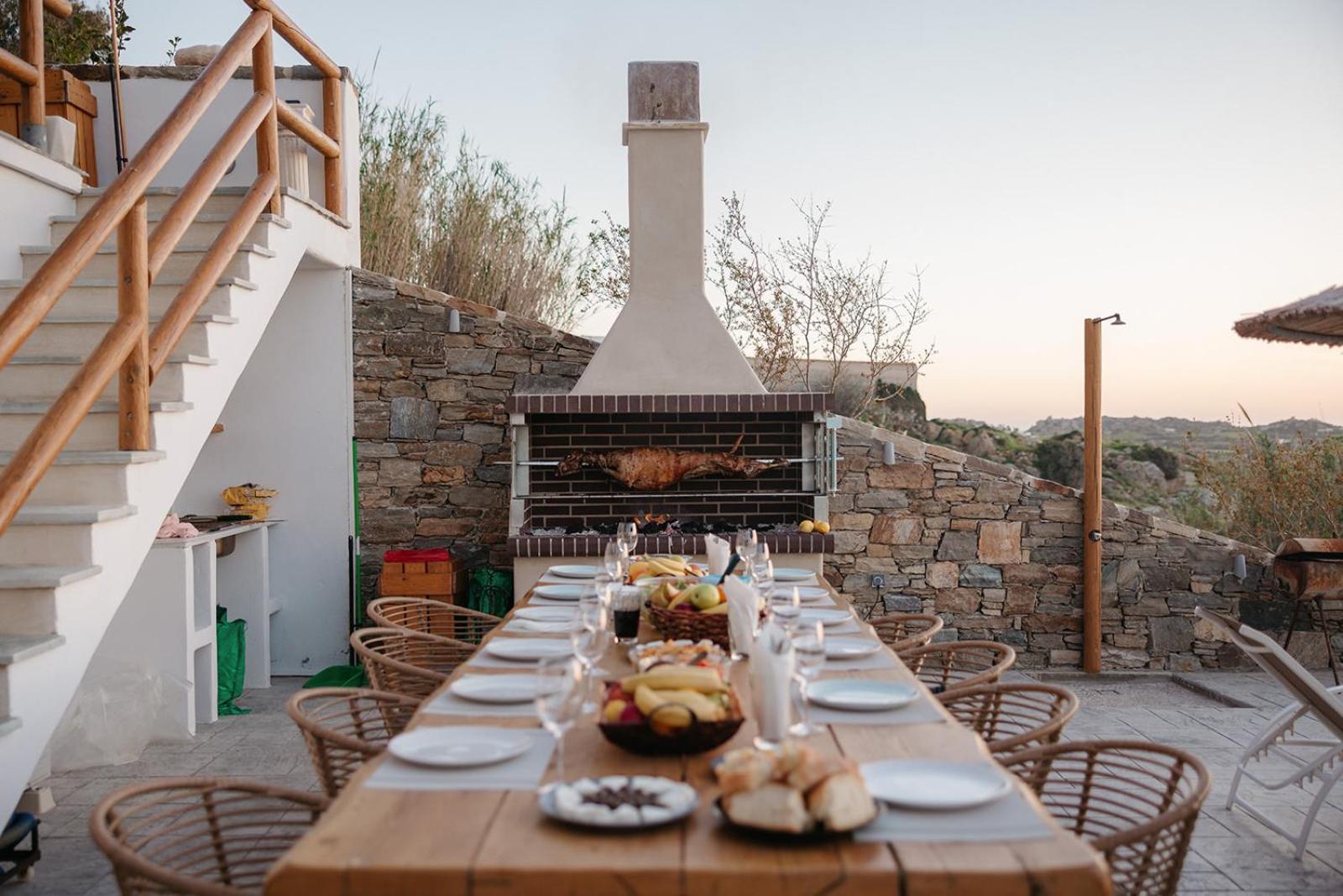 Villa Papa Glinado Naxos Exteriör bild