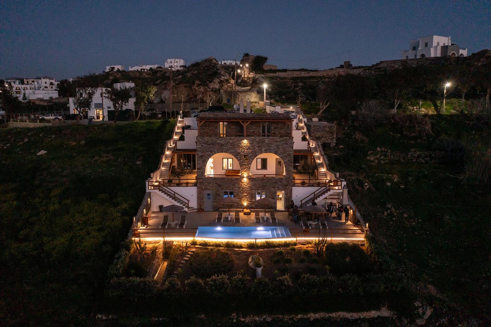 Villa Papa Glinado Naxos Exteriör bild