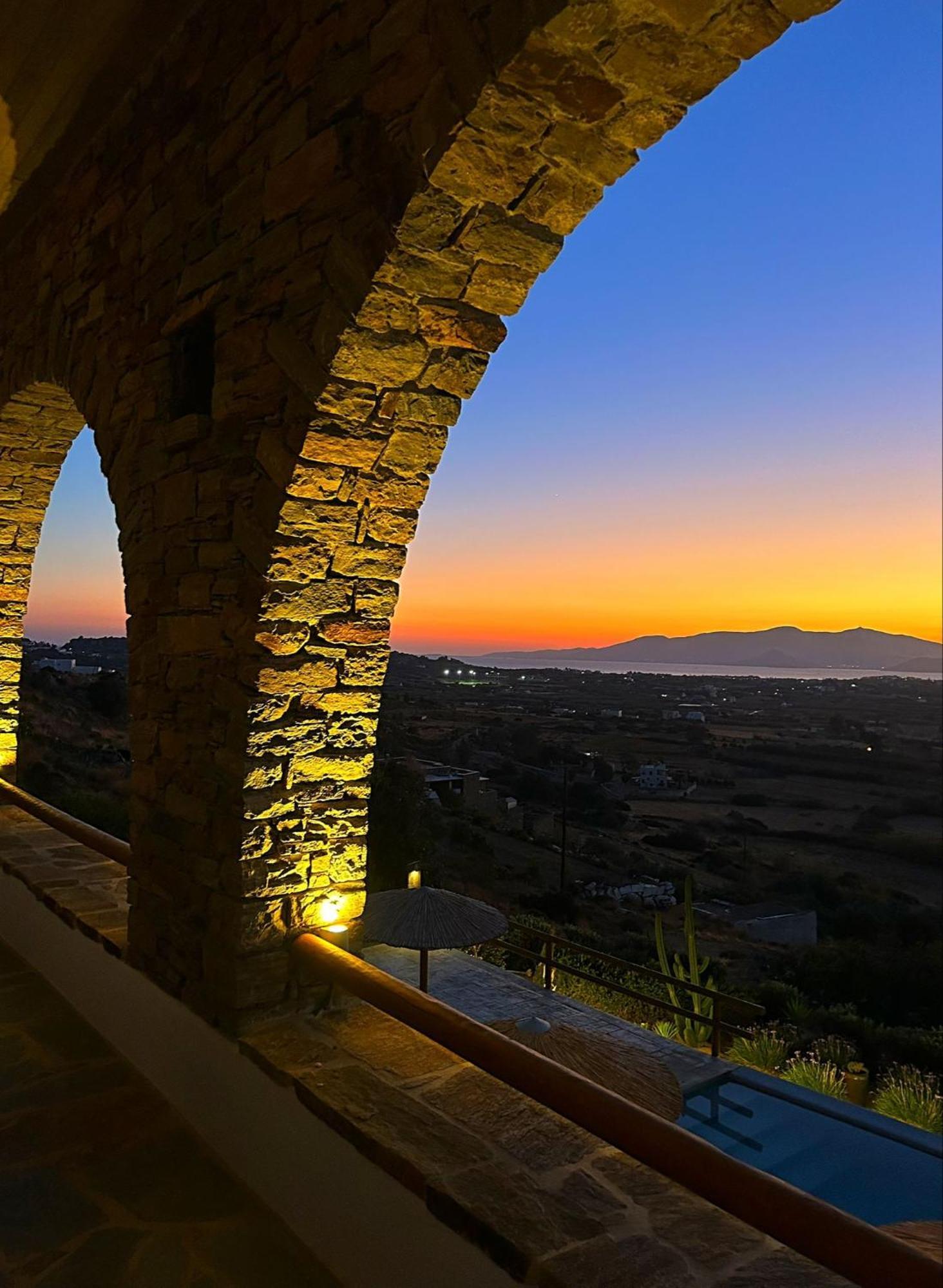 Villa Papa Glinado Naxos Exteriör bild
